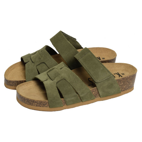 GALANT Kaki, Mules K.Daques