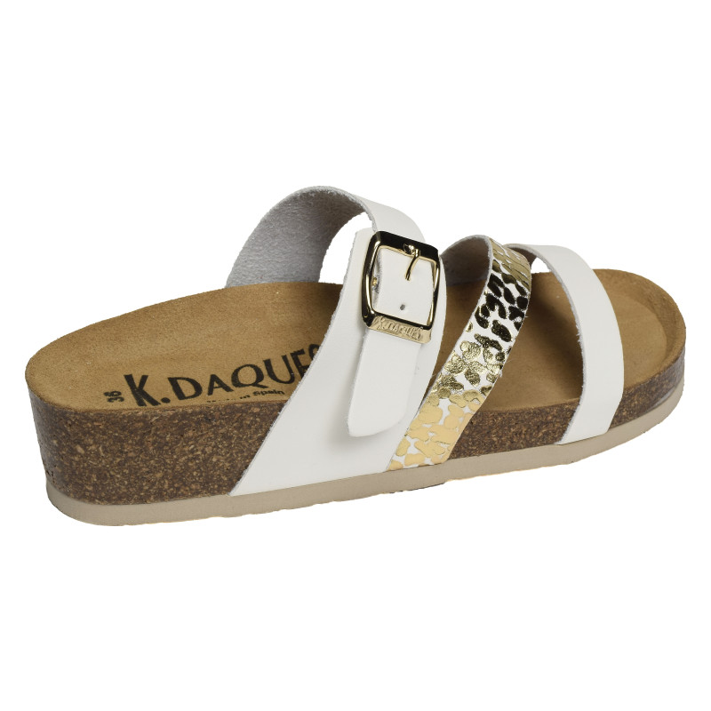 GARBIS Blanc, Mules K.Daques