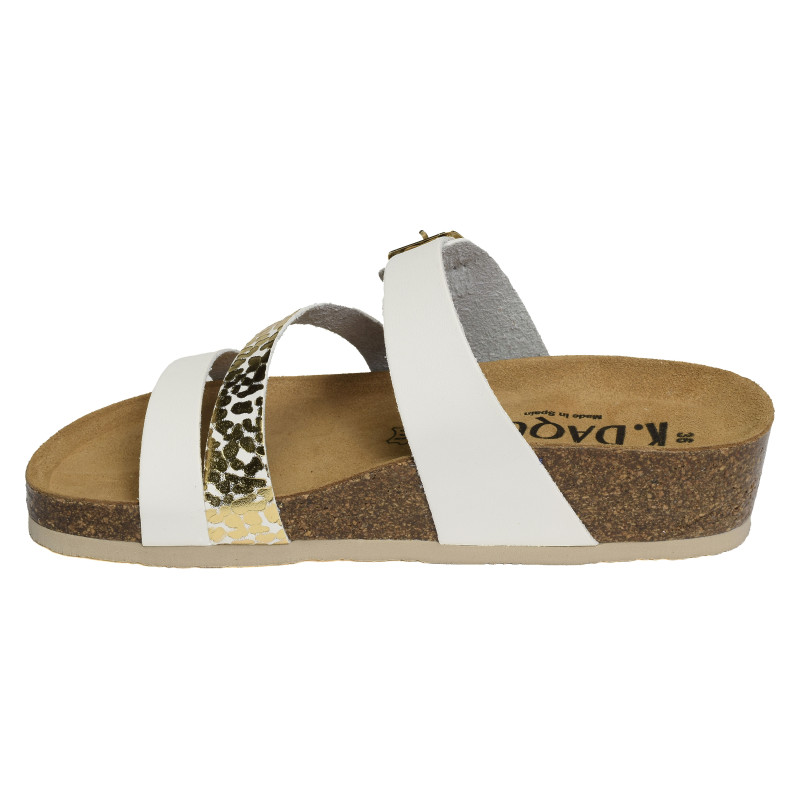 GARBIS Blanc, Mules K.Daques