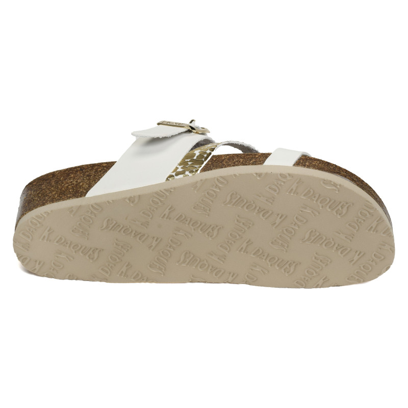 GARBIS Blanc, Mules K.Daques