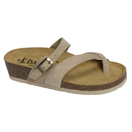 GIRONA Beige, Tongs K.Daques