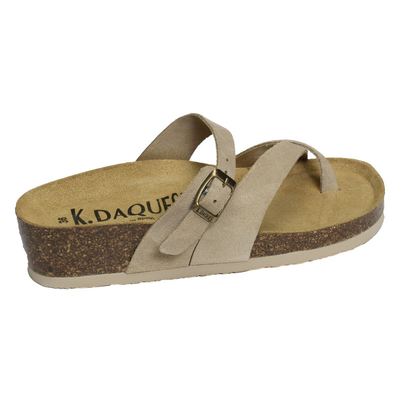 GIRONA Beige, Tongs K.Daques