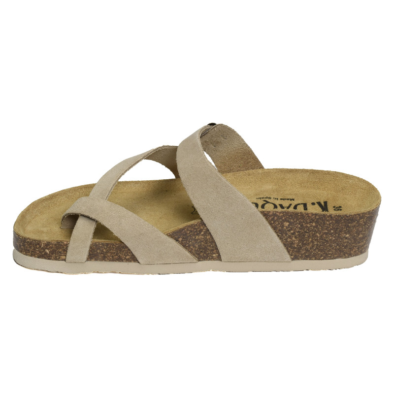 GIRONA Beige, Tongs K.Daques