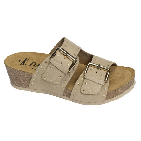 IONA Beige, Mules K.Daques
