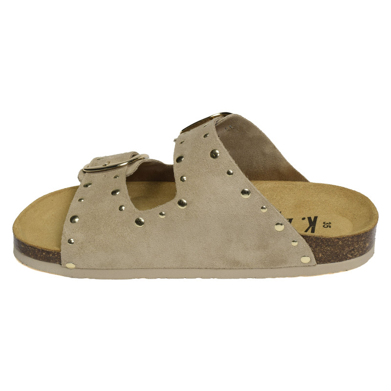 RIANT Beige, Mules K.Daques