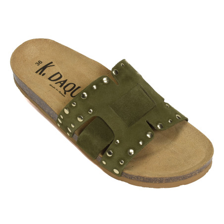 ROSACE Kaki, Mules K.Daques