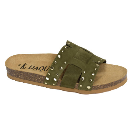 ROSACE Kaki, Mules K.Daques