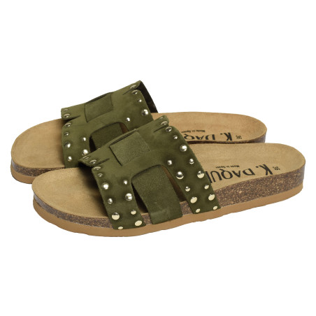 ROSACE Kaki, Mules K.Daques