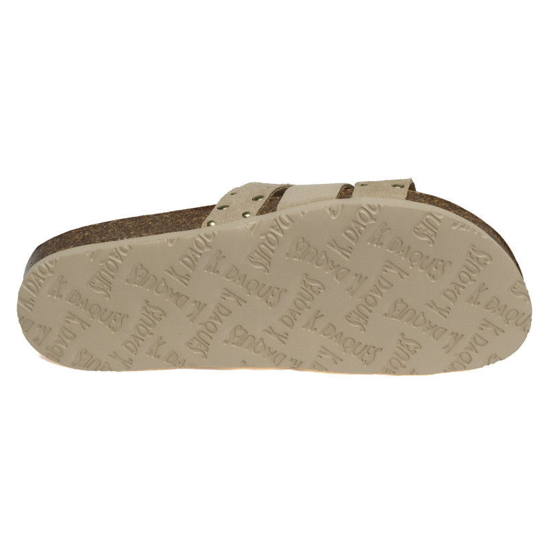 ROSACE Beige, Mules K.Daques