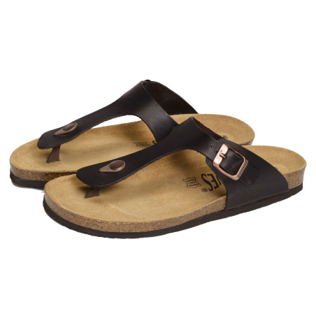 PACIFIC Marron, Tongs K.Daques