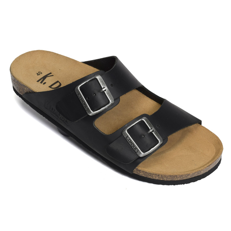 PORTBOU Noir, Mules K.Daques