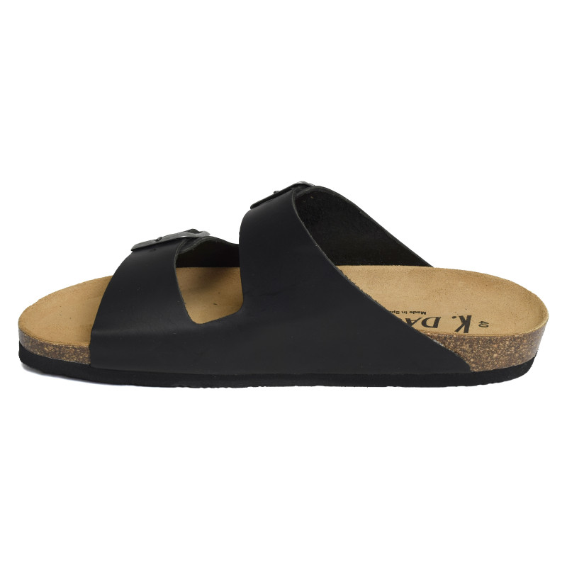 PORTBOU Noir, Mules K.Daques
