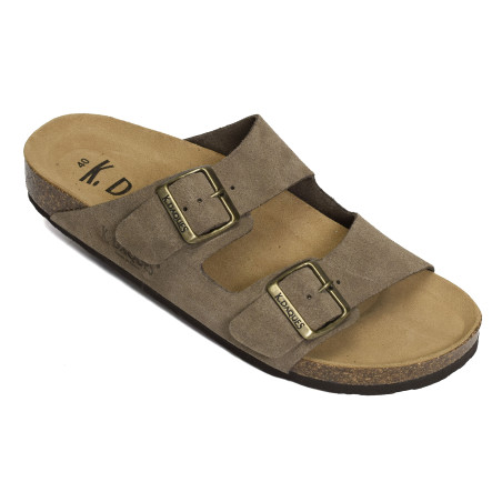 PORVEL Taupe, Mules K.Daques