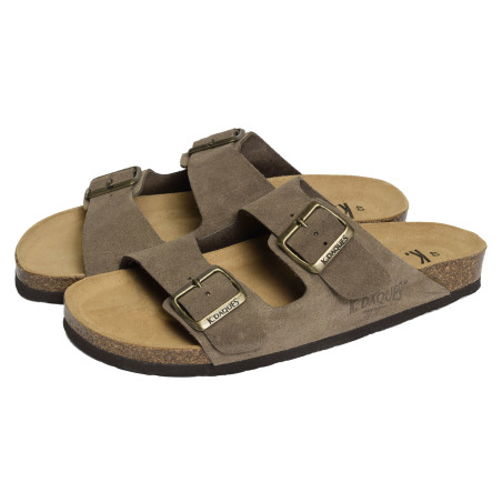 PORVEL Taupe, Mules K.Daques