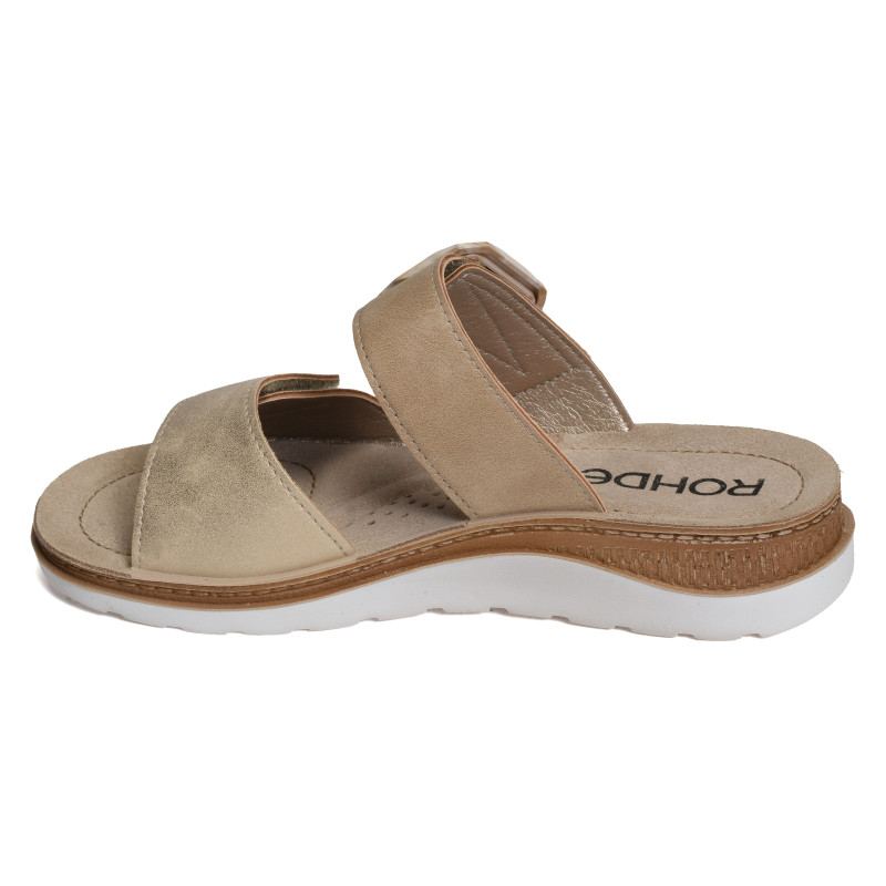 1301 Beige Platine, Mules Rohde