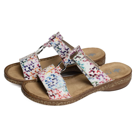 628P9 Multicolore, Mules Rieker