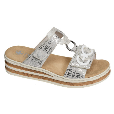 62936 Gris Argent, Mules Rieker