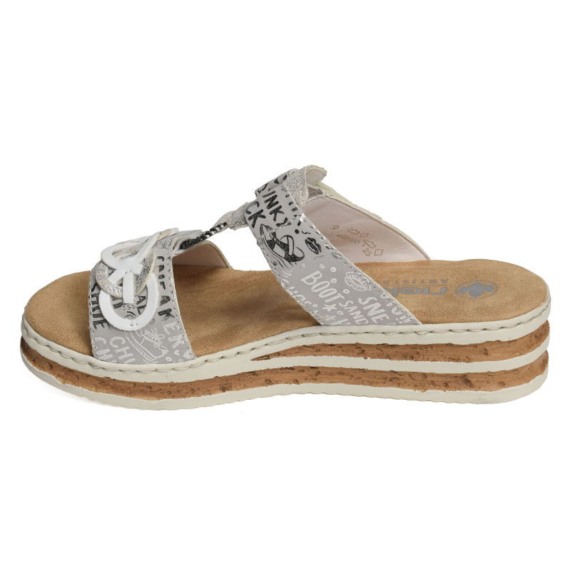 62936 Gris Argent, Mules Rieker