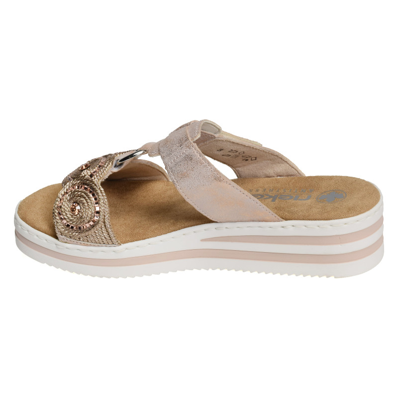 V0200 Rose Or, Mules Rieker