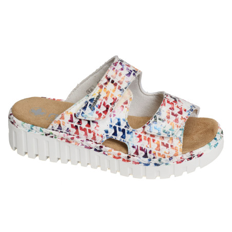 V1392 Multicolore, Mules Rieker