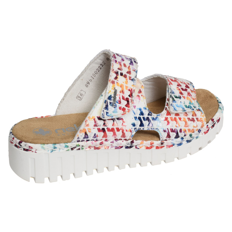 V1392 Multicolore, Mules Rieker