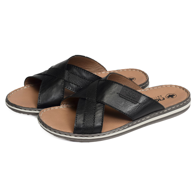 21082 Noir, Mules Rieker