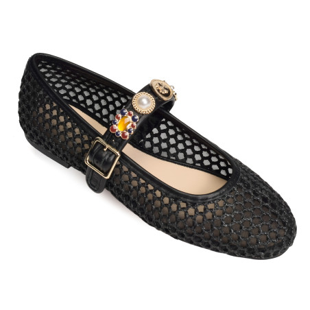 A94060 Noir, Ballerines Inuovo