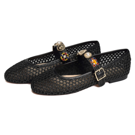 A94060 Noir, Ballerines Inuovo