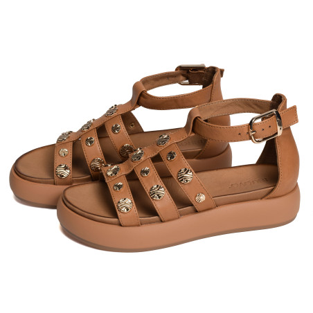 A96039 Marron, Nu-Pieds à plateforme Inuovo