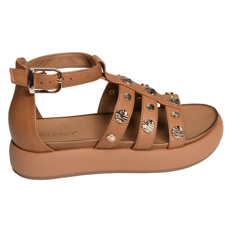 A96039 Marron, Nu-Pieds à plateforme Inuovo