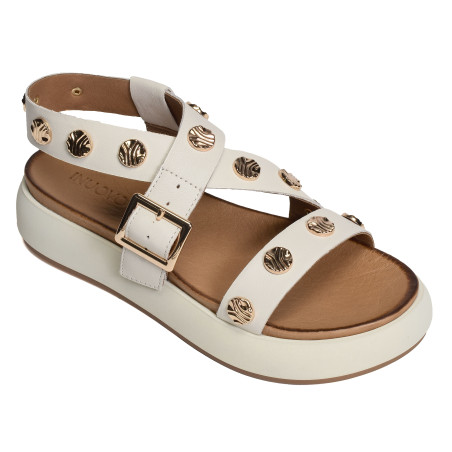 A96041 Blanc, Nu-Pieds à plateforme Inuovo