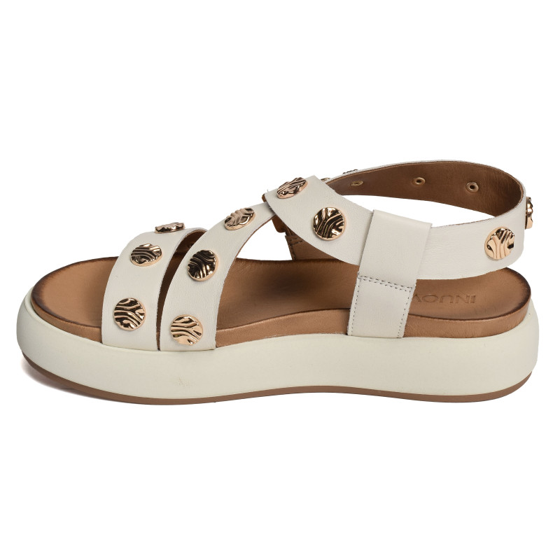 A96041 Blanc, Nu-Pieds à plateforme Inuovo