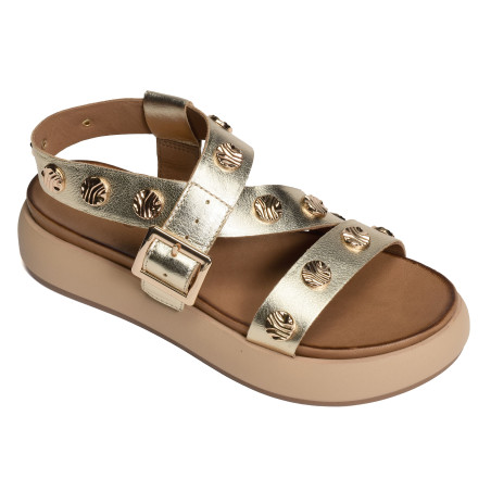 A96041 Gold, Nu-Pieds à plateforme Inuovo