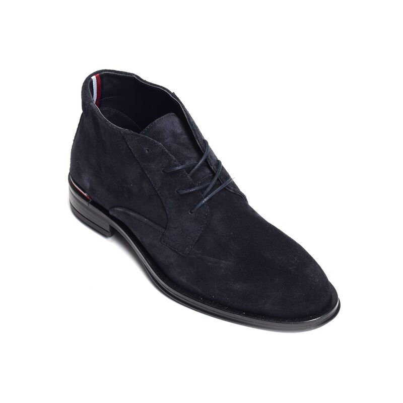 CORE RWB HILFIGER SUEDE L BOOT 4805 Marine, Boots Tommy Hilfiger