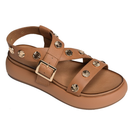 A96041 Marron, Nu-Pieds à plateforme Inuovo