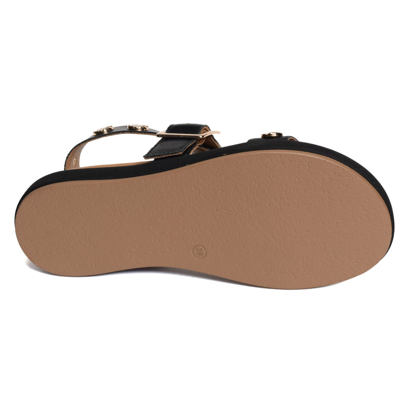 A96041 Noir, Nu-Pieds à plateforme Inuovo
