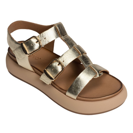 A96046 Gold, Nu-Pieds à plateforme Inuovo