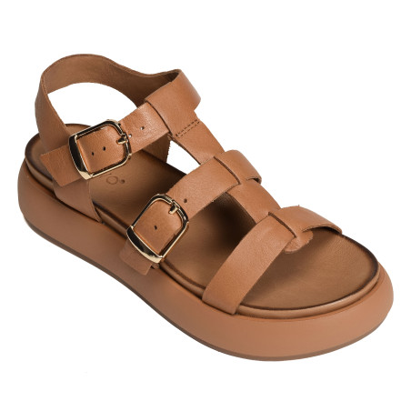 A96046 Marron, Nu-Pieds à plateforme Inuovo