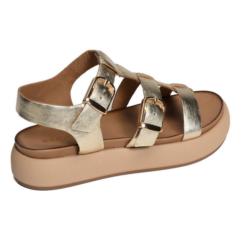 A96046 Gold, Nu-Pieds à plateforme Inuovo