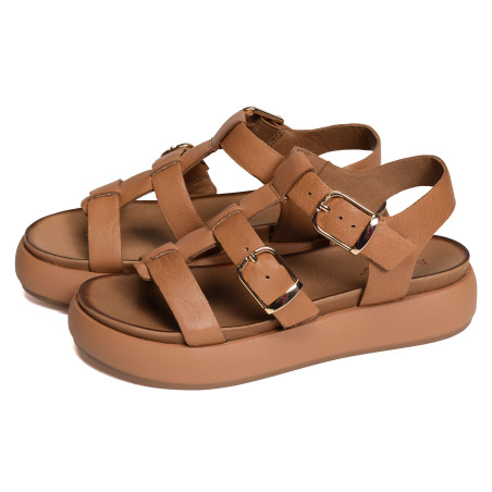 A96046 Marron, Nu-Pieds à plateforme Inuovo