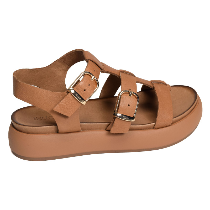 A96046 Marron, Nu-Pieds à plateforme Inuovo