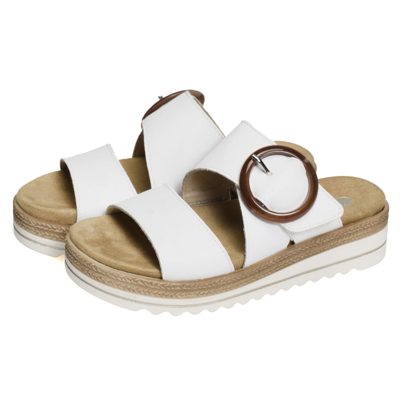 D0Q51 Blanc, Mules Remonte