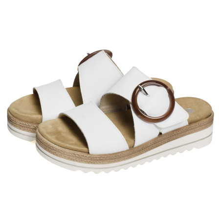 D0Q51 Blanc, Mules Remonte