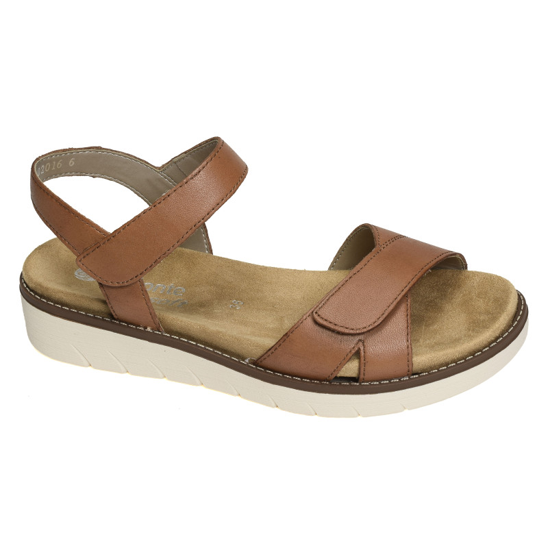D2049 Camel, Sandales plates Remonte