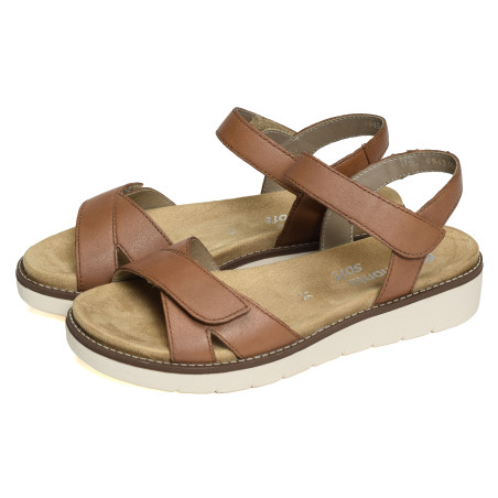 D2049 Camel, Sandales plates Remonte