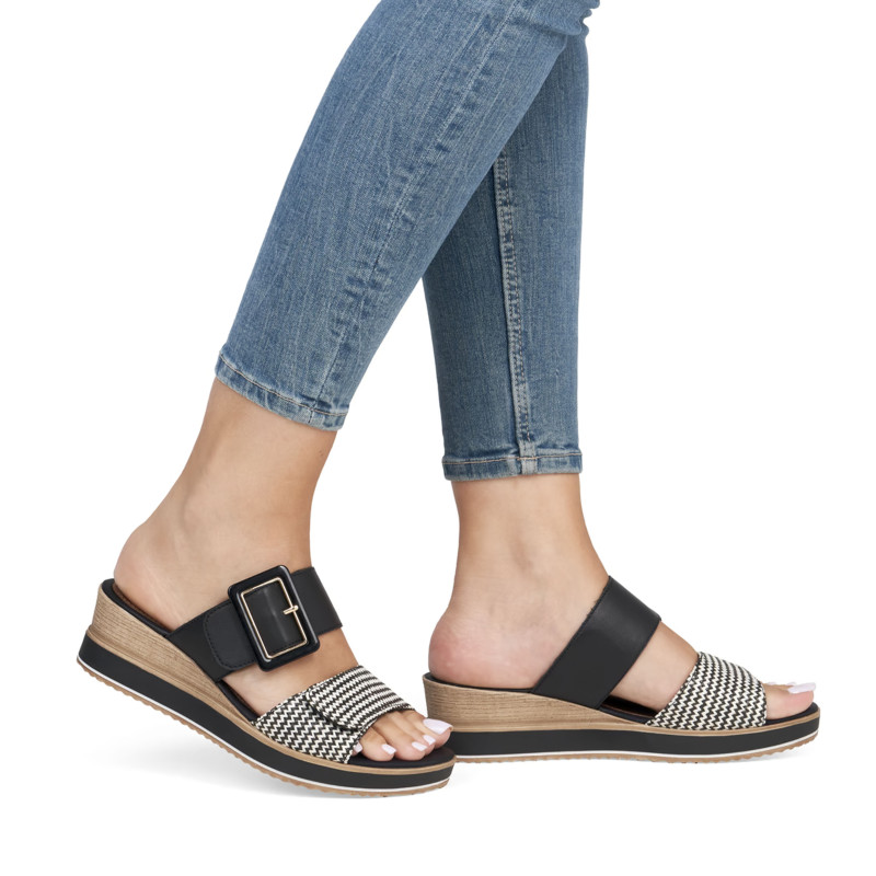 D6463 Noir, Mules Remonte