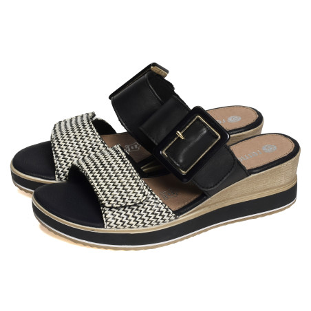 D6463 Noir, Mules Remonte