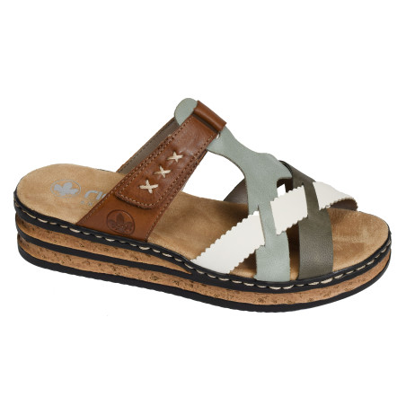 62989 Multicolore, Mules Rieker