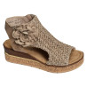 63791 Taupe, Sandales compensées Rieker