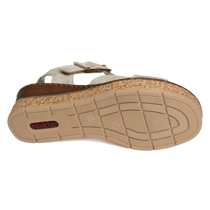63795 Platine, Sandales compensées Rieker